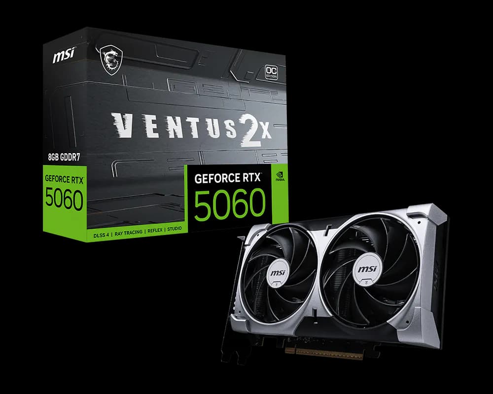 MSI GeForce RTX™ 5060 8G VENTUS 2X OC